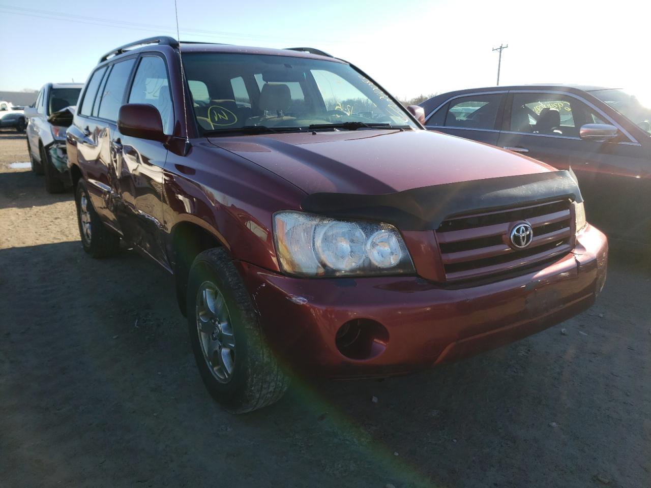 TOYOTA HIGHLANDER 2007 with VIN JTEEP21A070191400 - Photo from auction