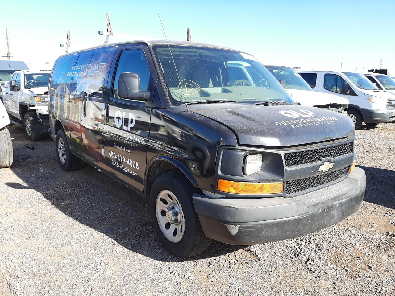 CHEVROLET EXPRESS G1 2011 with VIN 1GCSGAFX0B1112552 - Photo from auction