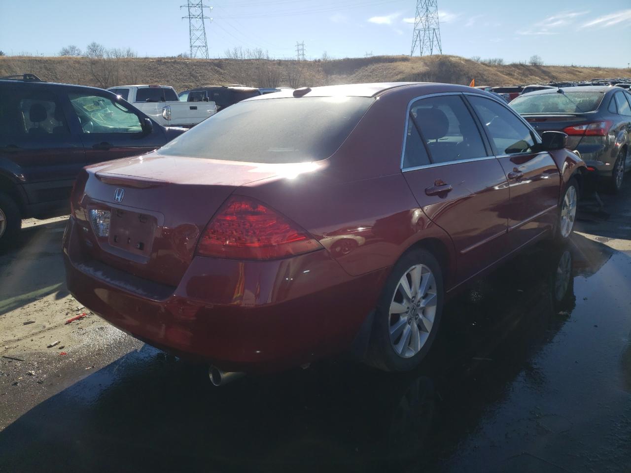 Photo 4 from auction – 2007 HONDA ACCORD EX with VIN 1HGCM66507A019001
