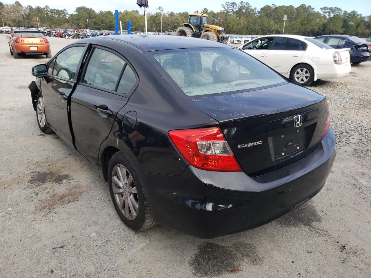 Photo 3 from auction – 2012 HONDA CIVIC EX with VIN 19XFB2F81CE052455