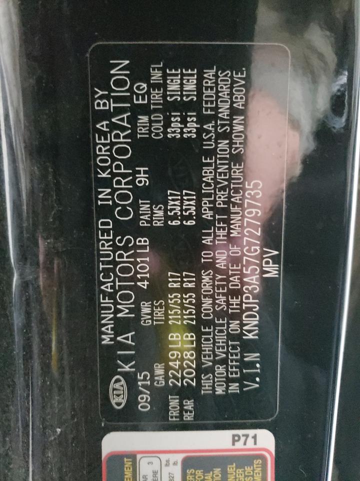 Photo 10 from auction – 2016 KIA SOUL + with VIN KNDJP3A57G7279735