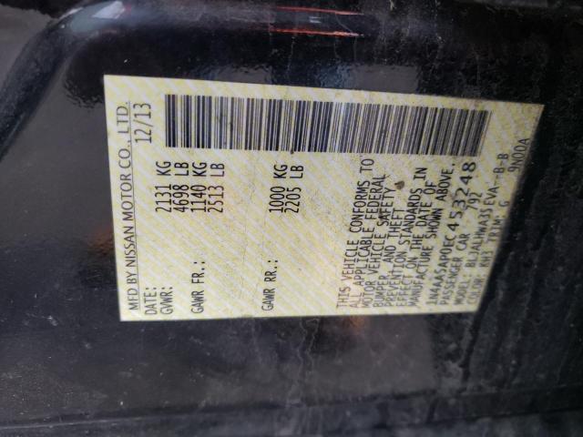 Photo 10 from auction – 2014 NISSAN MAXIMA S with VIN 1N4AA5AP0EC453248