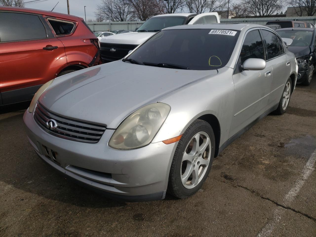 Photo 2 from auction – 2003 INFINITI G35 with VIN JNKCV51E83M307529