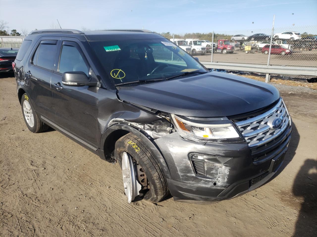 FORD EXPLORER X 2019 with VIN 1FM5K8DH4KGA34852 - Photo from auction