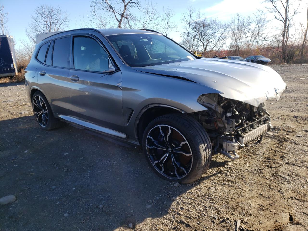 BMW X3 M COMPE 2020 with VIN 5YMTS0C06LLT10229 - Photo from auction