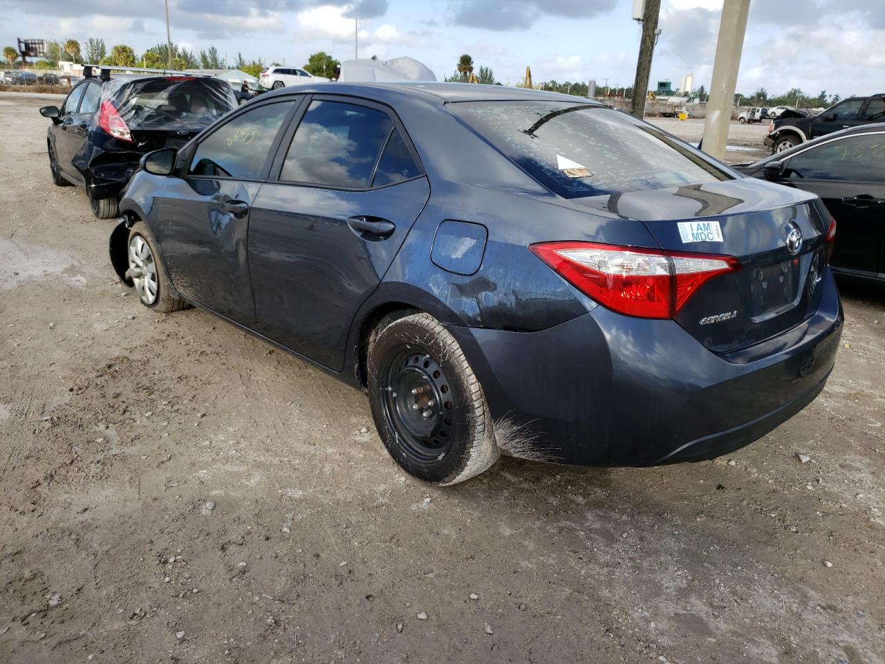 Photo 3 from auction – 2015 TOYOTA COROLLA L with VIN 2T1BURHE1FC480064