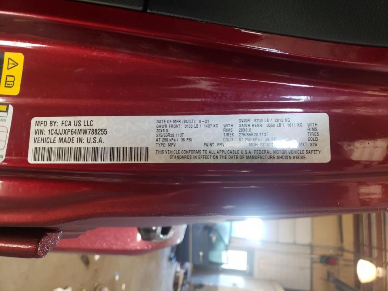 Photo 10 from auction – 2021 JEEP WRANGLER U with VIN 1C4JJXP64MW788255