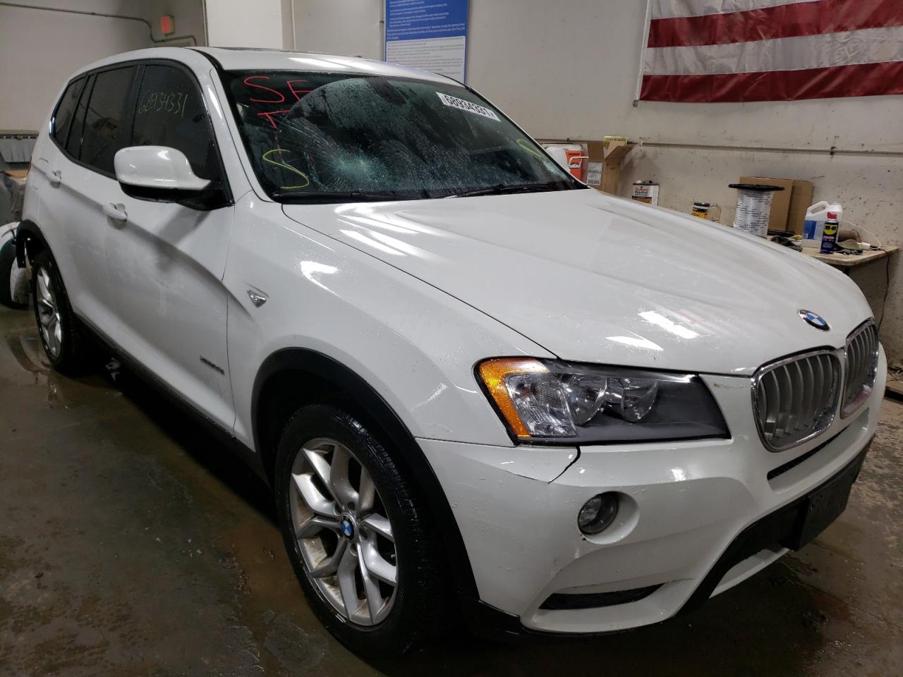 BMW X3 XDRIVE2 2013 with VIN 5UXWX9C54D0A30076 - Photo from auction