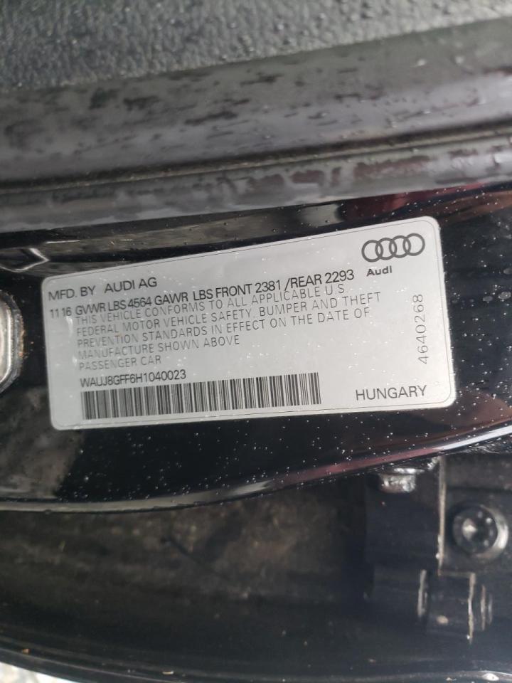 Zdjęcie 10 z aukcji – 2017 AUDI A3 PREMIUM z VIN WAUJ8GFF6H1040023