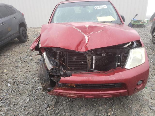 Photo 9 from auction – 2008 NISSAN PATHFINDER with VIN 5N1AR18U28C650431