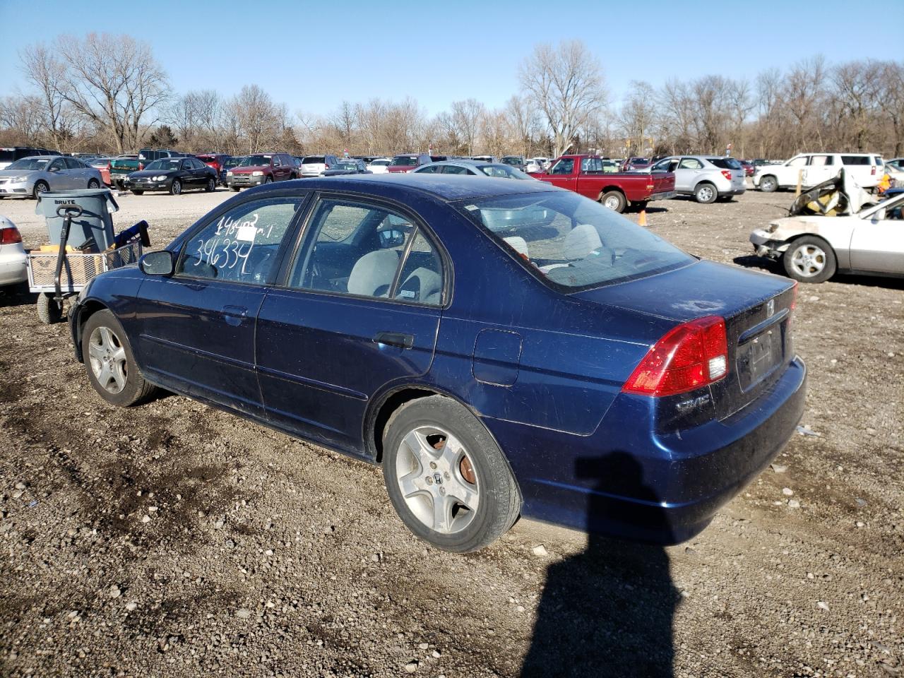 Photo 3 from auction – 2004 HONDA CIVIC EX with VIN 2HGES25784H516272