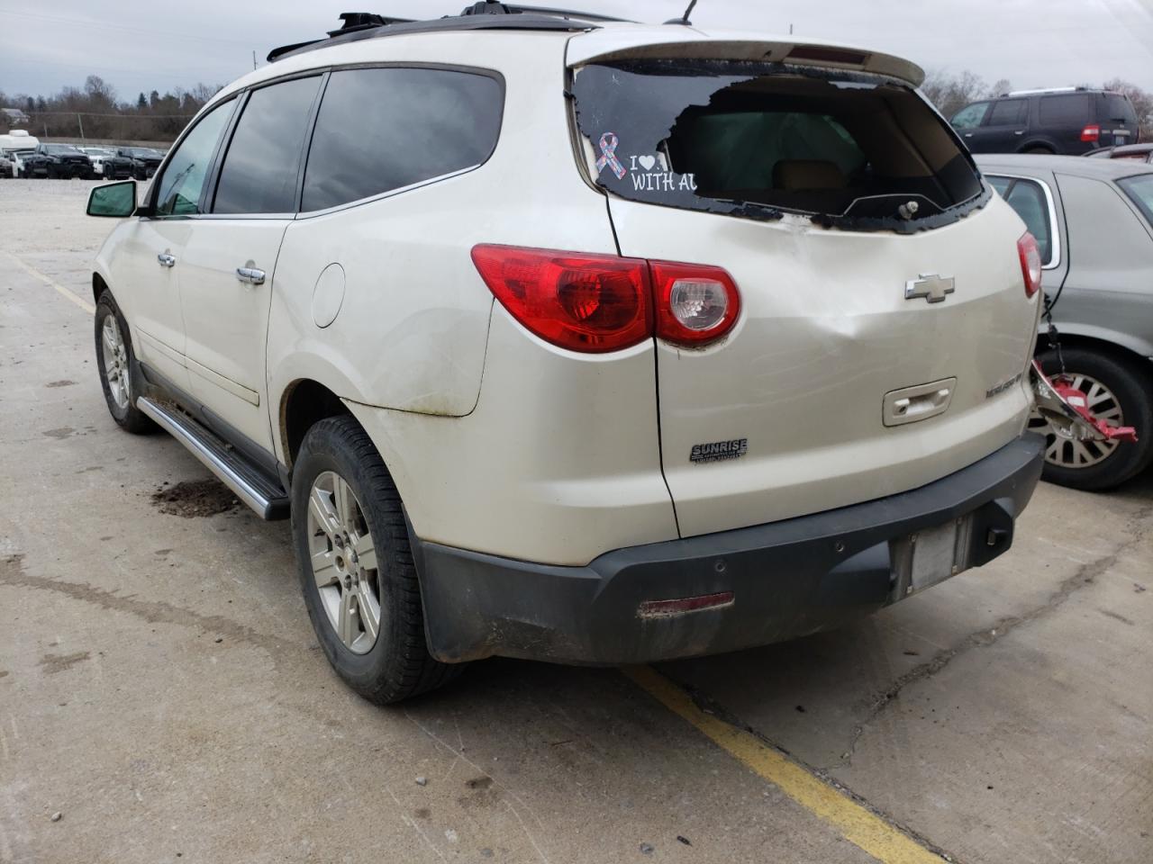 Photo 3 from auction – 2012 CHEVROLET TRAVERSE L with VIN 1GNKRJED3CJ193993