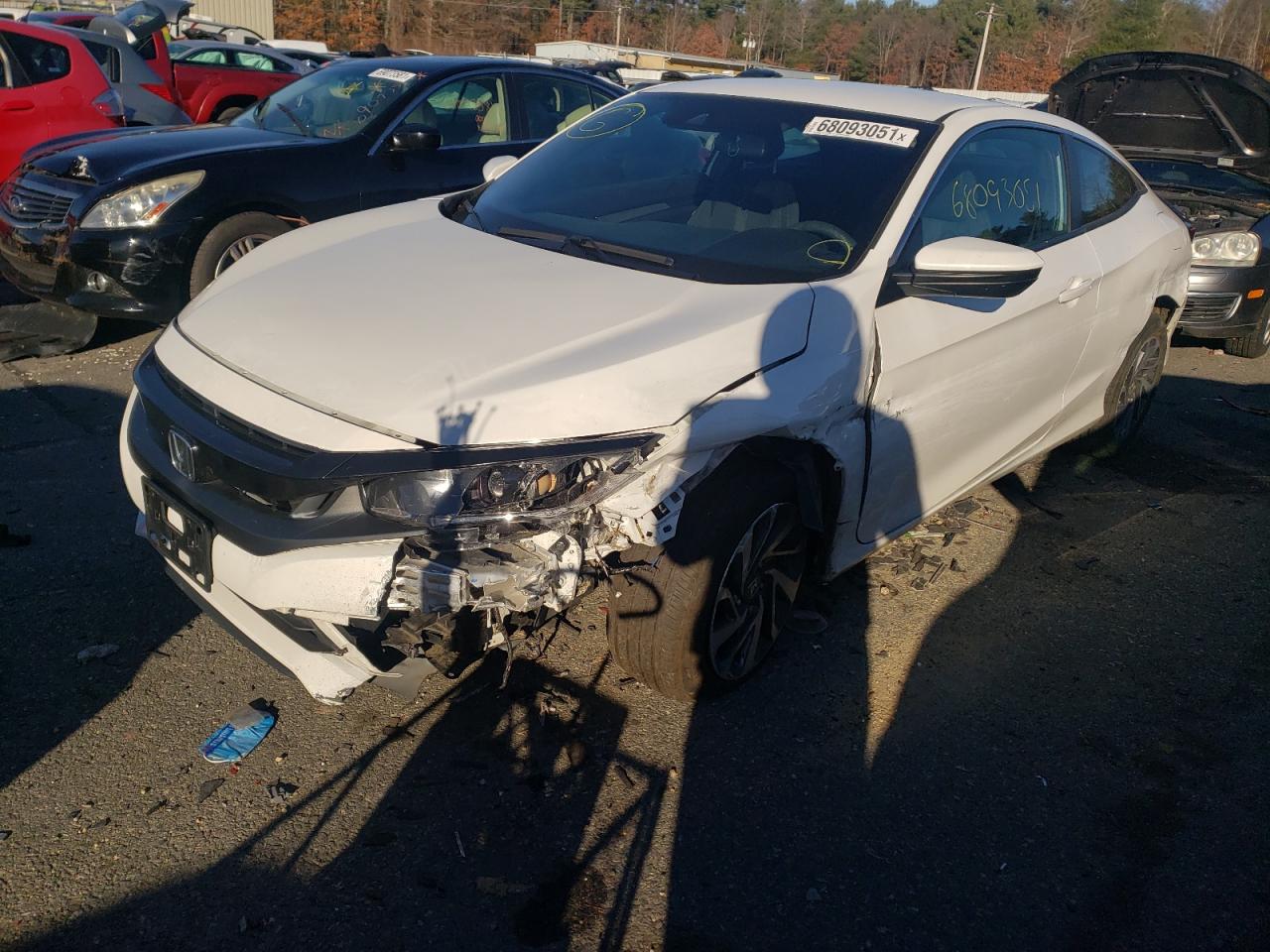 Photo 2 from auction – 2019 HONDA CIVIC LX with VIN 2HGFC4B64KH309366