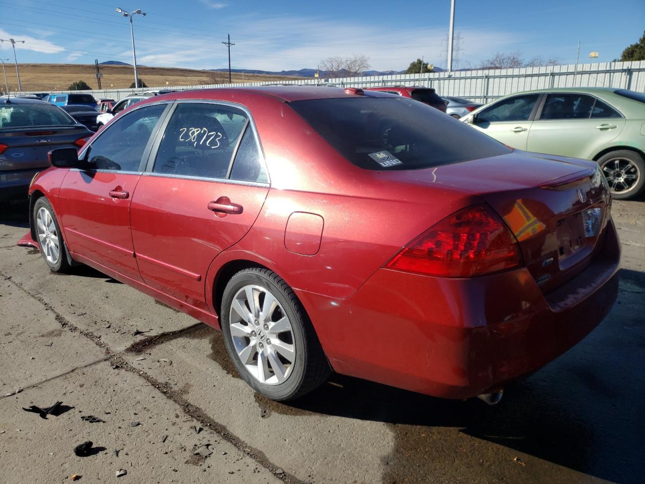 Photo 3 from auction – 2007 HONDA ACCORD EX with VIN 1HGCM66507A019001