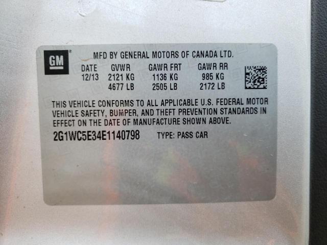 Photo 10 from auction – 2014 CHEVROLET IMPALA LIM with VIN 2G1WC5E34E1140798