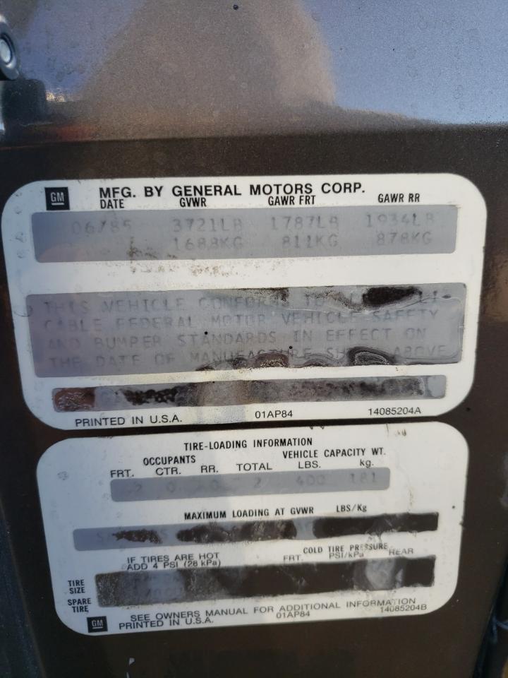 Photo 10 from auction – 1985 CHEVROLET CORVETTE with VIN 1G1YY0788F5132192