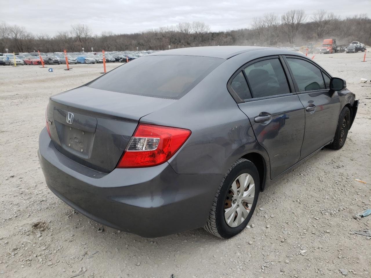 Photo 4 from auction – 2012 HONDA CIVIC LX with VIN 19XFB2F53CE006423