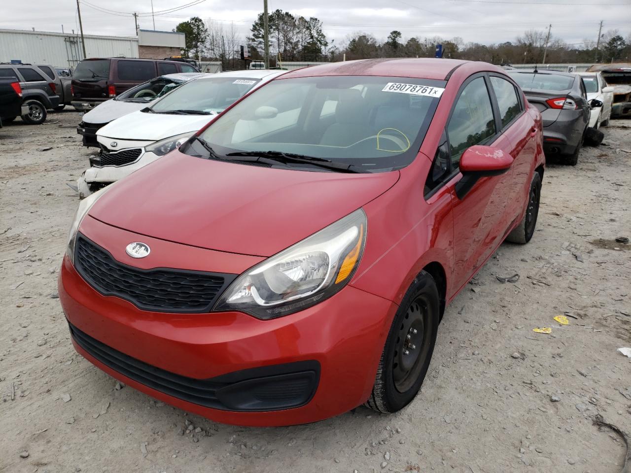 Photo 2 from auction – 2013 KIA RIO LX with VIN KNADM4A32D6285290
