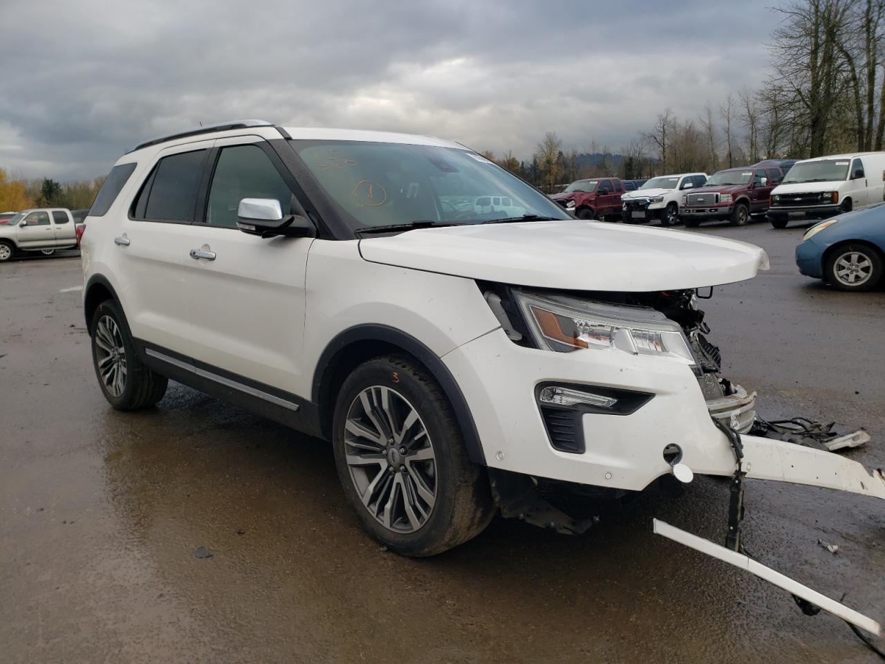 FORD EXPLORER P 2018 with VIN 1FM5K8HT2JGA56796 - Photo from auction