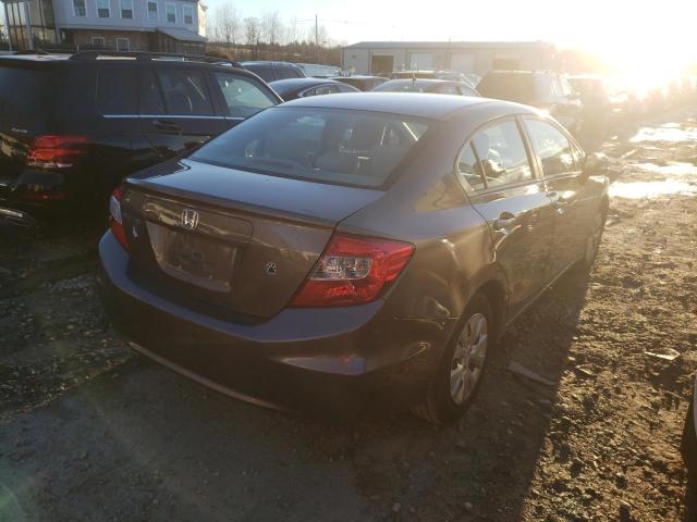 Photo 4 from auction – 2012 HONDA CIVIC LX with VIN 2HGFB2F53CH565640