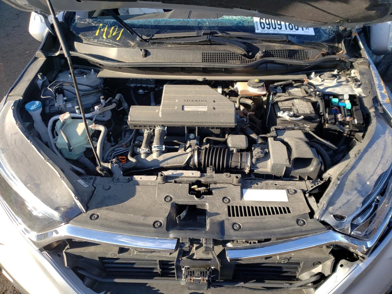 Photo 7 from auction – 2019 HONDA CR-V LX with VIN 2HKRW2H22KH145179