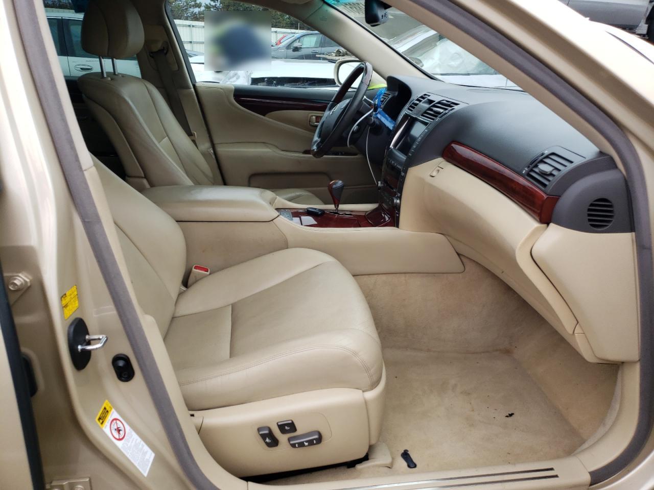 Photo 5 from auction – 2007 LEXUS LS 460 with VIN JTHBL46FX75044599