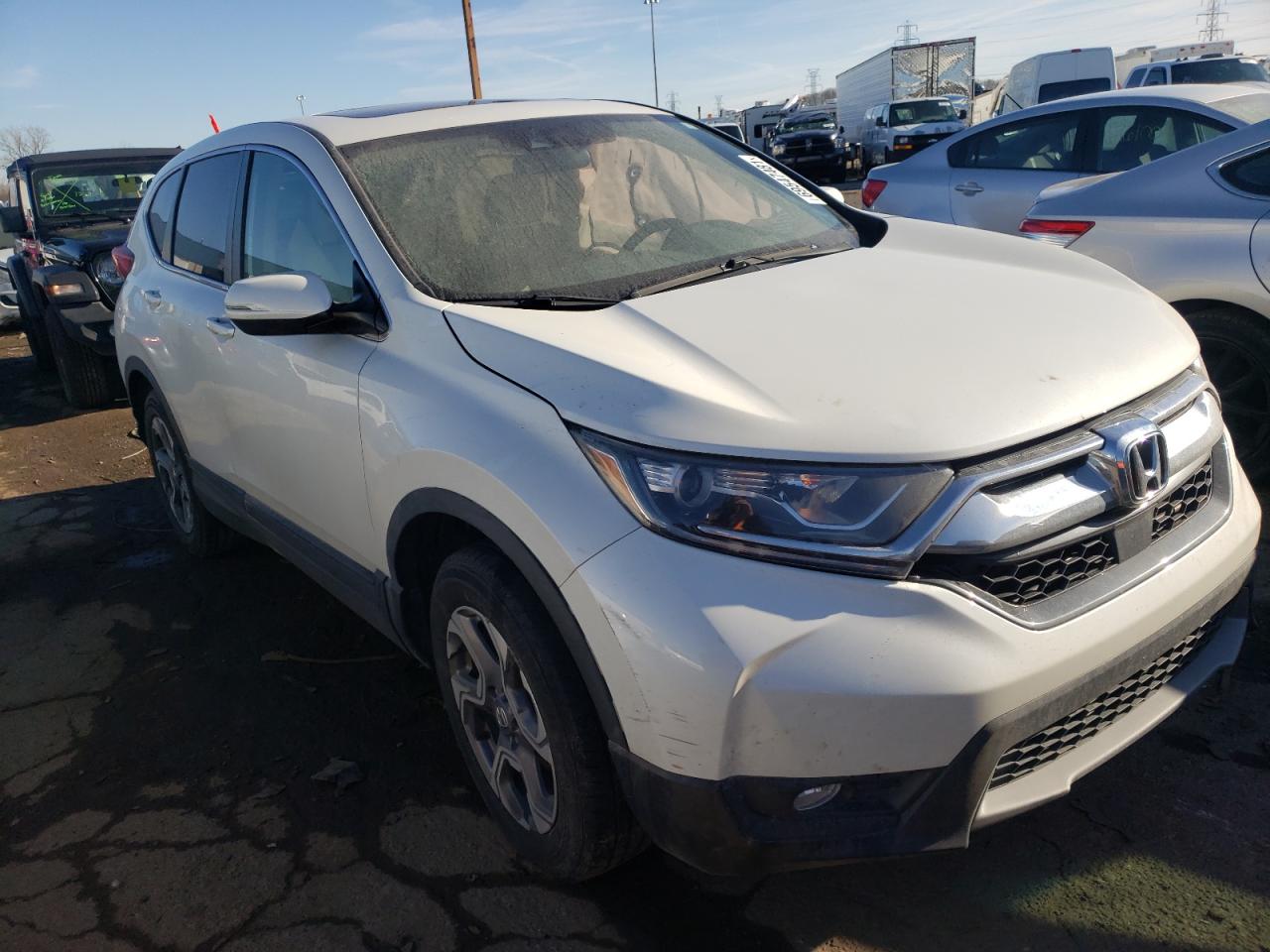 HONDA CR-V EX 2017 with VIN 5J6RW2H59HL033195 - Photo from auction