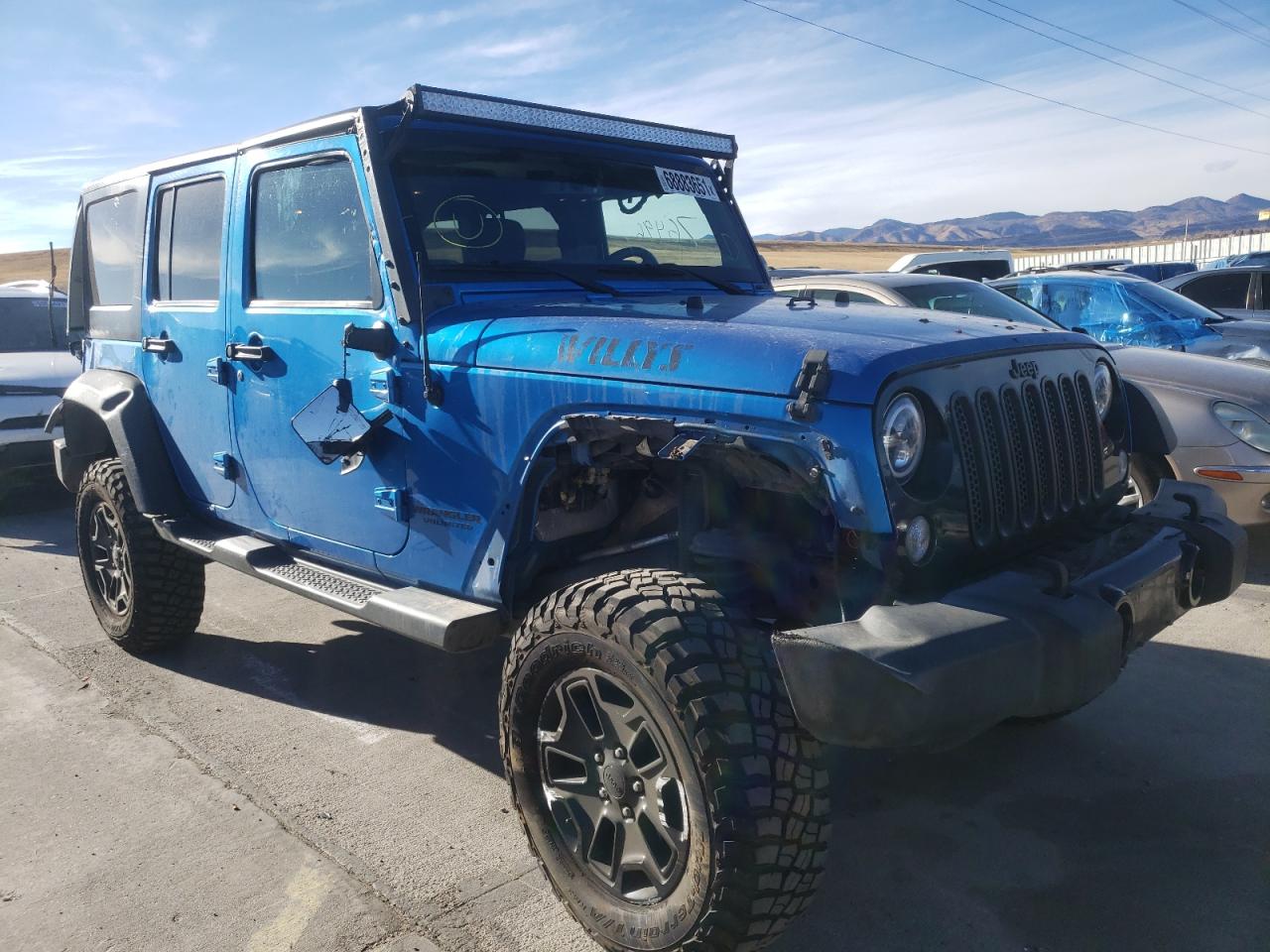 JEEP WRANGLER U 2015 with VIN 1C4BJWDG2FL679227 - Photo from auction