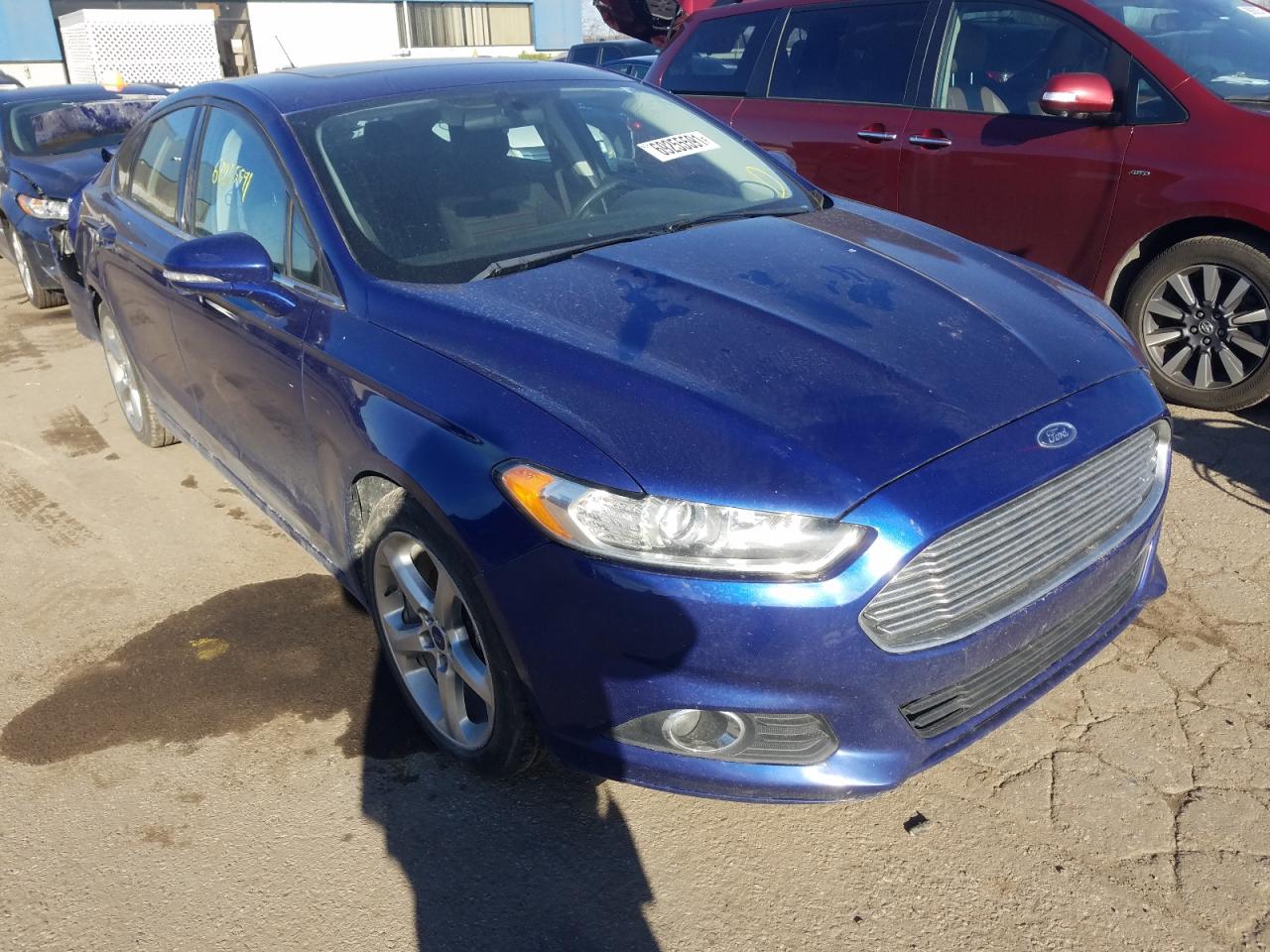 FORD FUSION SE 2013 with VIN 3FA6P0HR2DR218672 - Photo from auction