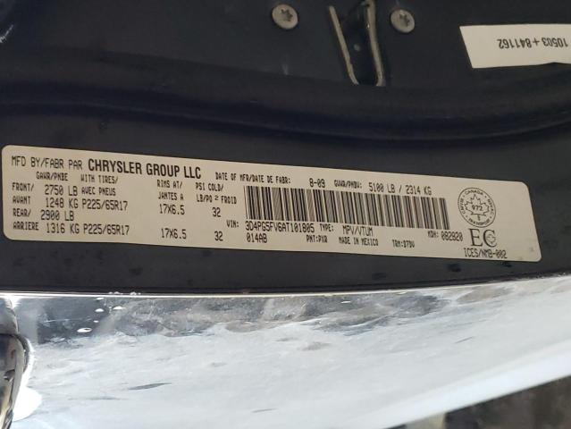 Photo 10 from auction – 2010 DODGE JOURNEY SX with VIN 3D4PG5FV6AT101805