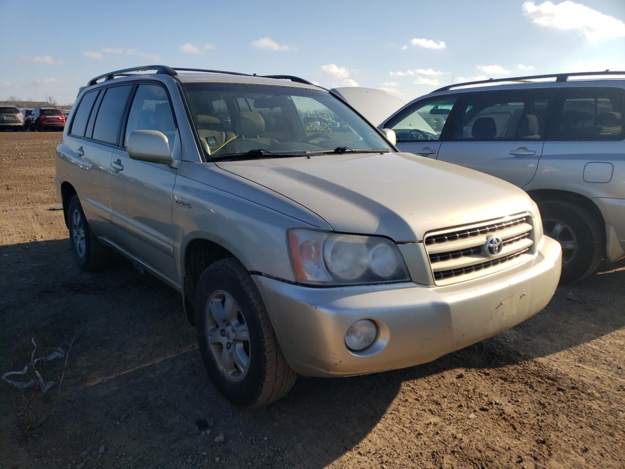 TOYOTA HIGHLANDER 2002 with VIN JTEGF21A420046638 - Photo from auction