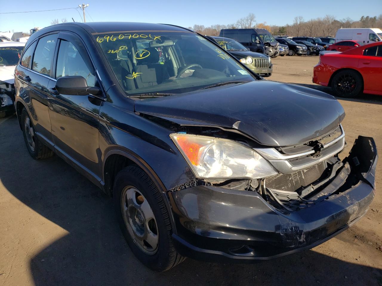 Photo 1 from auction – 2011 HONDA CR-V LX with VIN 5J6RE4H37BL024046