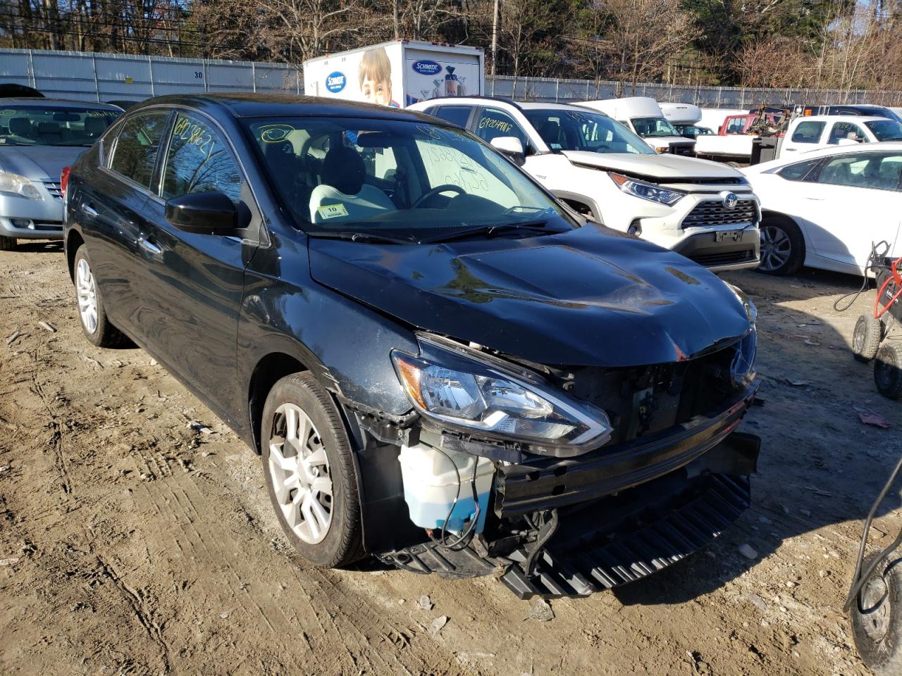 NISSAN SENTRA S 2016 with VIN 3N1AB7AP0GL650658 - Photo from auction