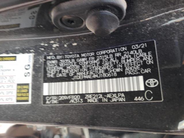 Photo 10 from auction – 2021 TOYOTA COROLLA LE with VIN JTDEPMAE4MJ180618