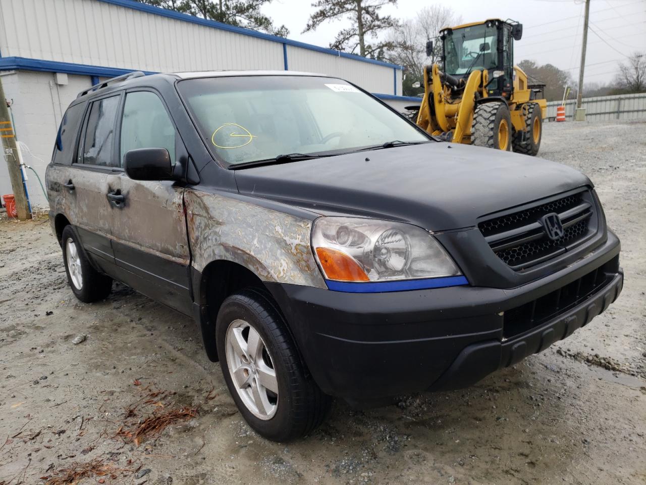 HONDA PILOT EXL 2003 with VIN 2HKYF18663H614882 - Photo from auction