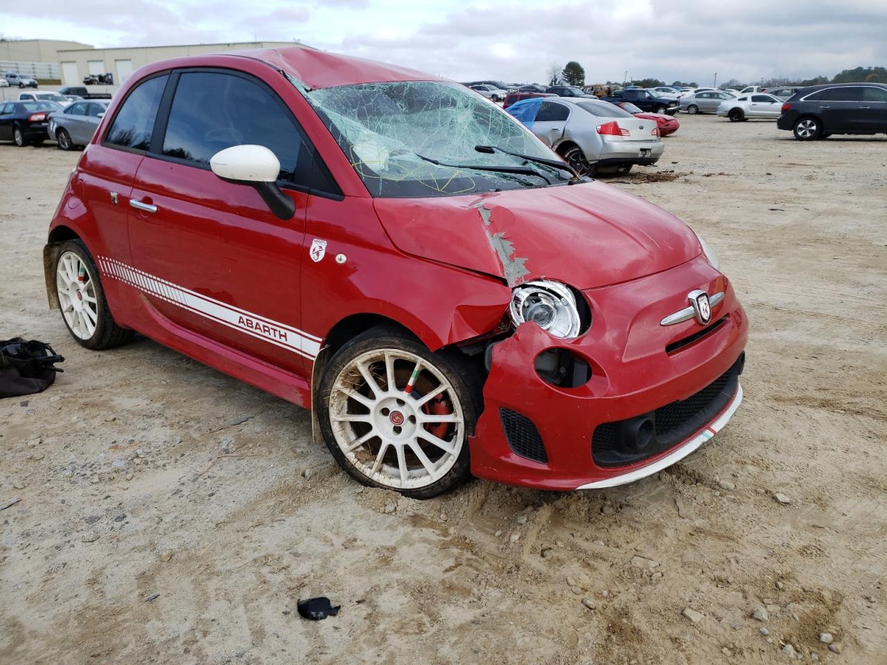FIAT 500 ABARTH 2012 с VIN 3C3CFFFH4CT185922 - Фото с аукциона
