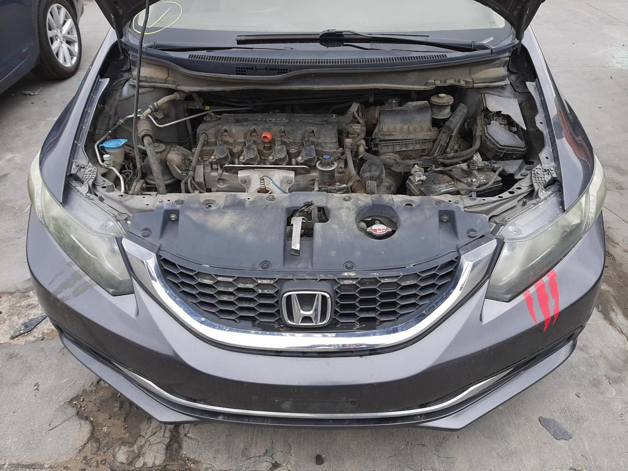 Photo 7 from auction – 2014 HONDA CIVIC LX with VIN 19XFB2F58EE006808