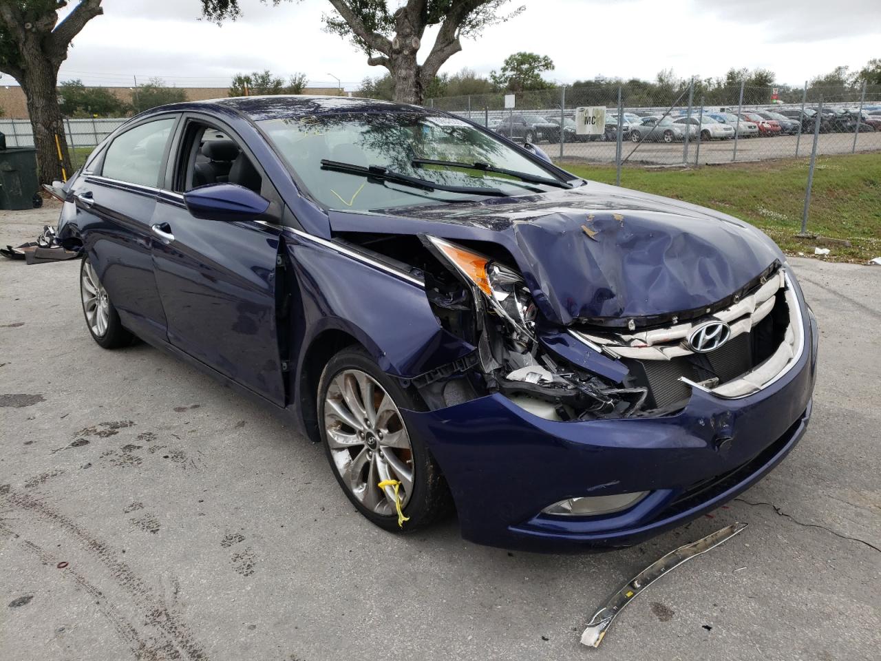 HYUNDAI SONATA SE 2012 with VIN 5NPEC4AC2CH429130 - Photo from auction