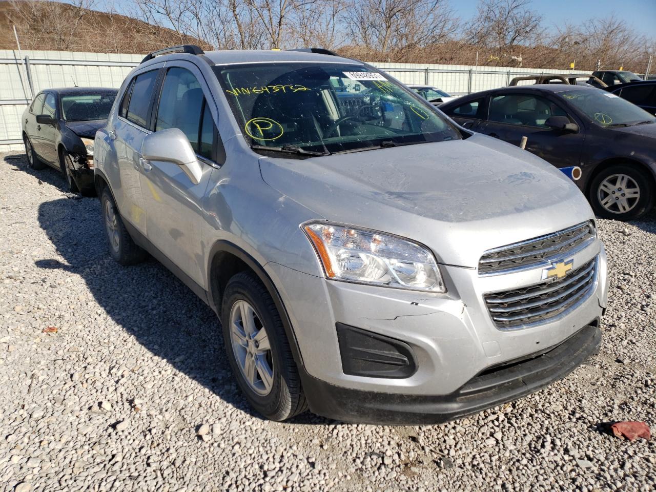 CHEVROLET TRAX 1LT 2016 with VIN KL7CJPSB0GB643932 - Photo from auction