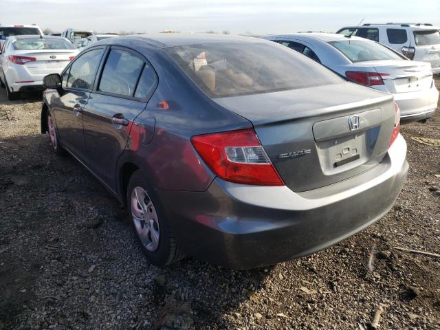 Photo 3 from auction – 2012 HONDA CIVIC LX with VIN 19XFB2F50CE048788