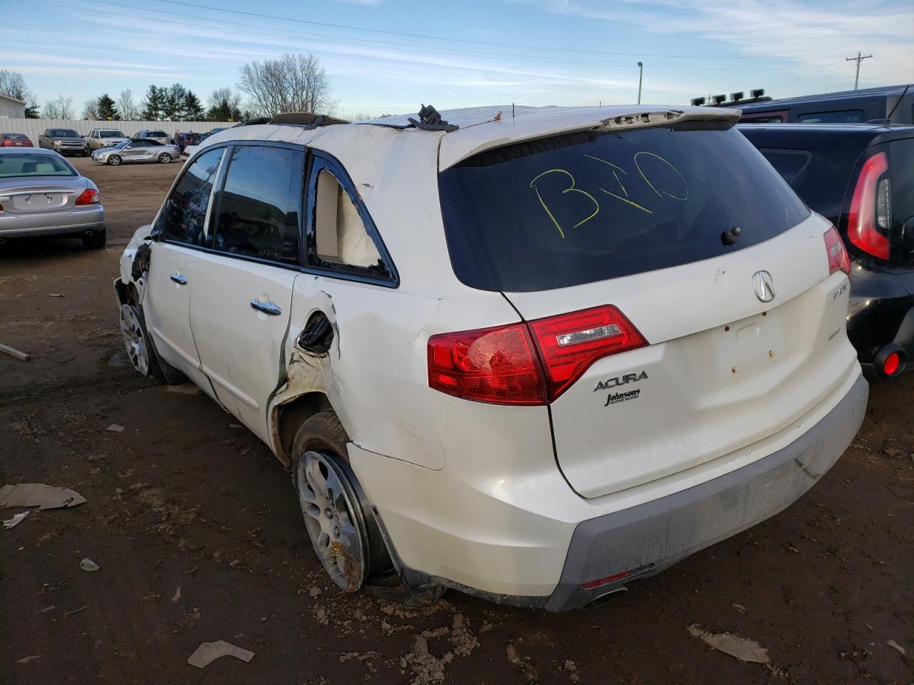Photo 3 from auction – 2008 ACURA MDX with VIN 2HNYD28218H511677