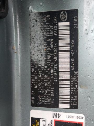 Photo 10 from auction – 2010 TOYOTA CAMRY BASE with VIN 4T4BF3EK1AR083064