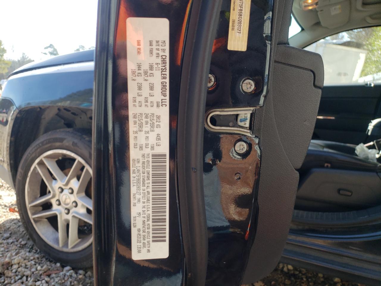 Photo 10 from auction – 2011 JEEP COMPASS LI with VIN 1J4NT5FB6BD203127