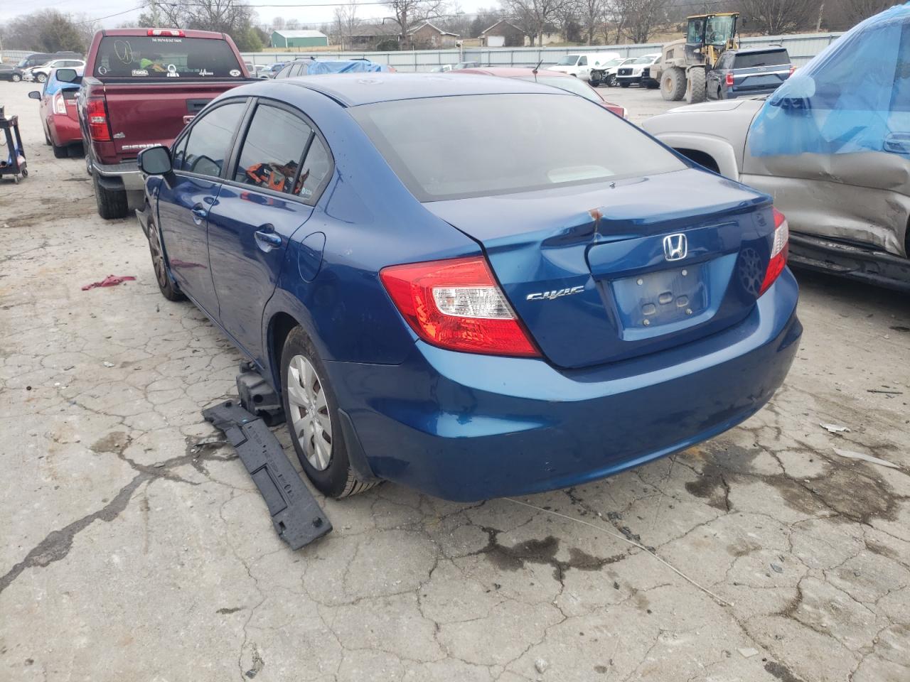 Photo 3 from auction – 2012 HONDA CIVIC LX with VIN 2HGFB2F56CH511104