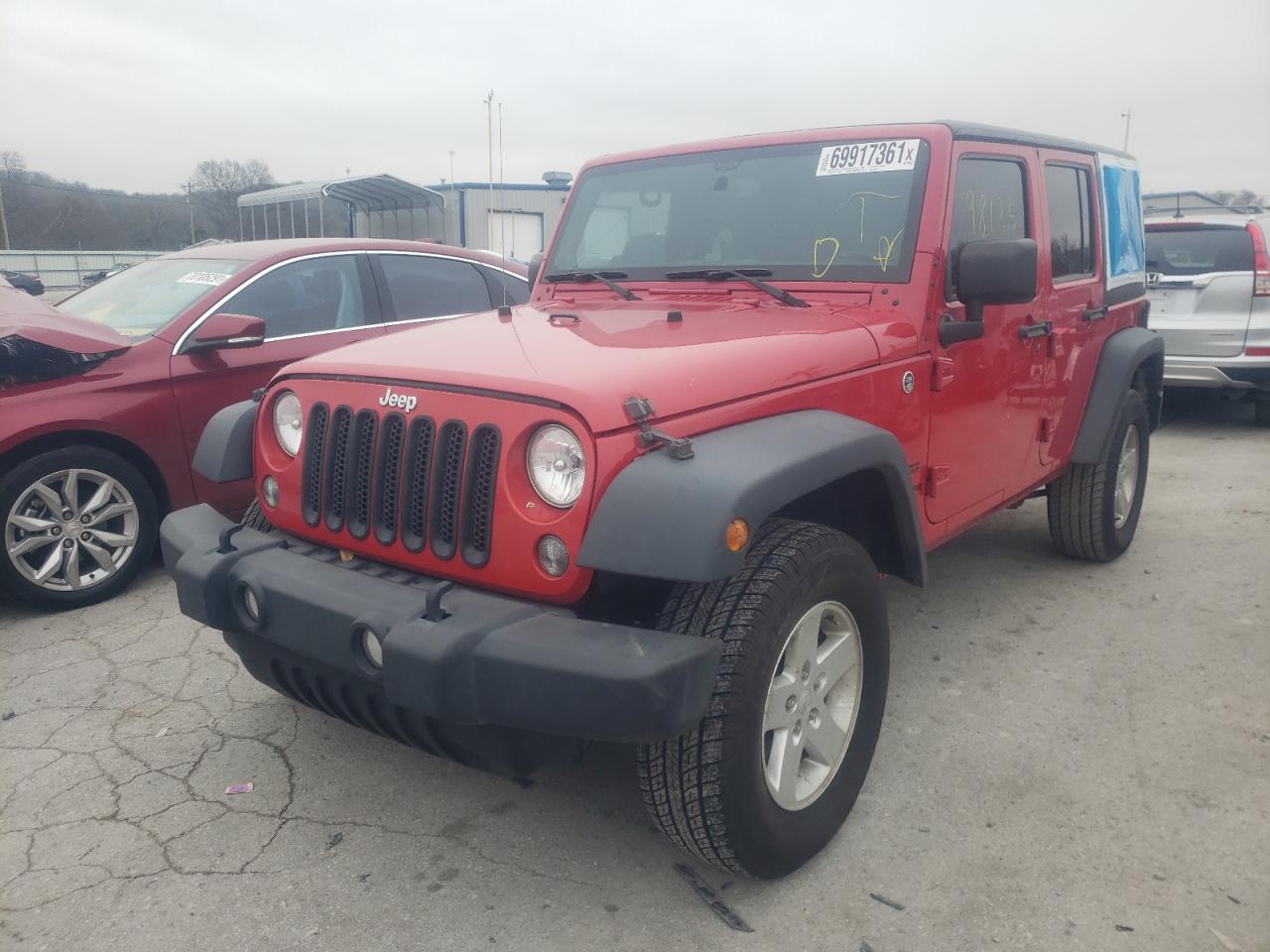 Photo 2 from auction – 2014 JEEP WRANGLER U with VIN 1C4BJWDG4EL269513