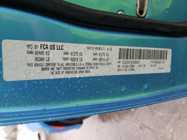 Photo 10 from auction – 2018 DODGE CHARGER R/ with VIN 2C3CDXCT2JH289433