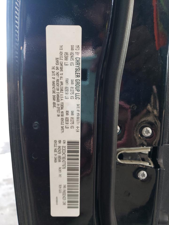 Zdjęcie 10 z aukcji – 2014 DODGE CHARGER R/ z VIN 2C3CDXCT8EH277678