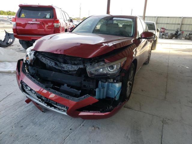 Photo 2 from auction – 2014 INFINITI Q50 BASE with VIN JN1BV7AR3EM681774