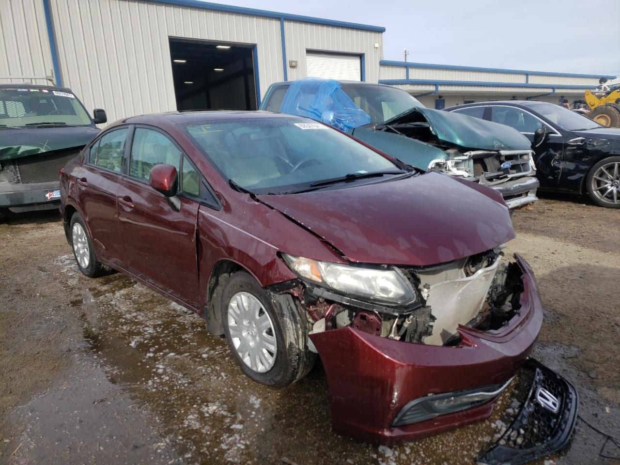 HONDA CIVIC EX 2013 with VIN 19XFB2F82DE008868 - Photo from auction