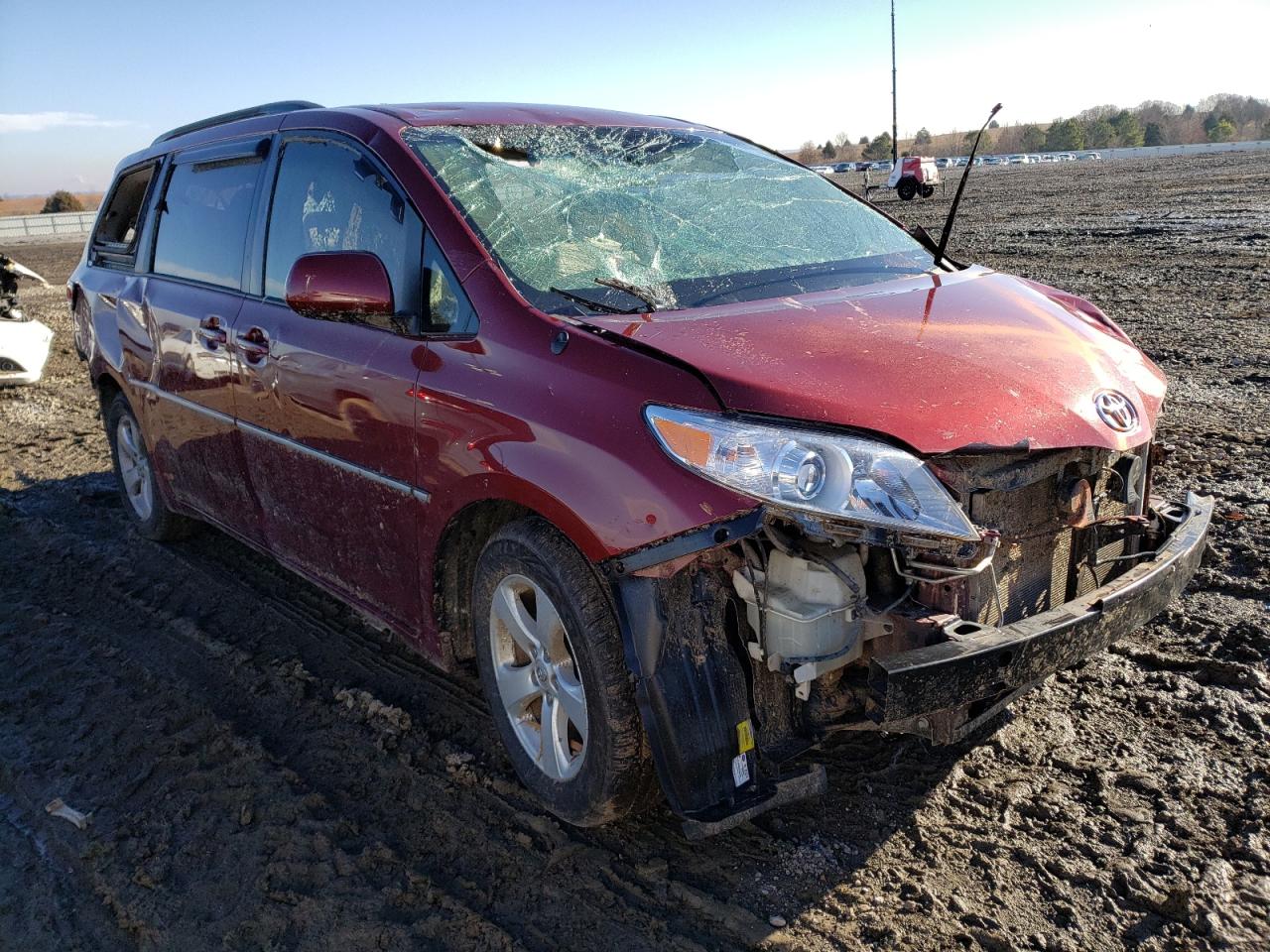 TOYOTA SIENNA LE 2012 with VIN 5TDKK3DC0CS177593 - Photo from auction